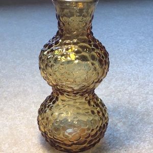 Hourglass Amber vase